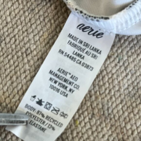 Aerie Women's One-Piece Wrap Animal Print Swimsuit Sz Lr Long - Picture 9 of 10